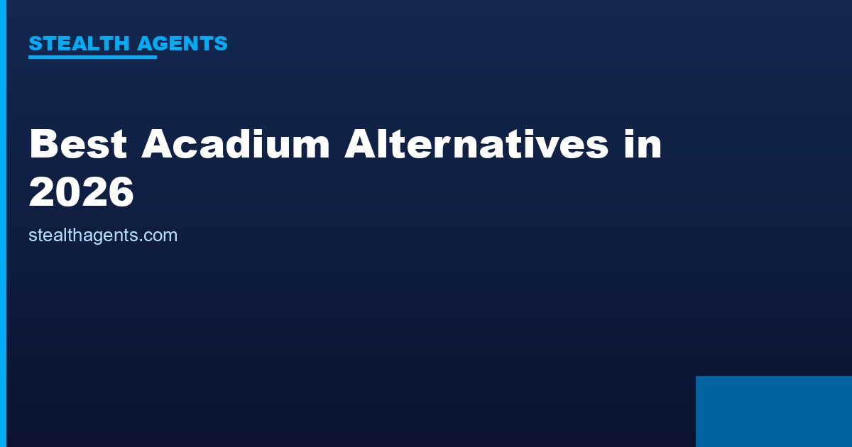 Best Acadium Alternatives in 2026: Top Services Compared