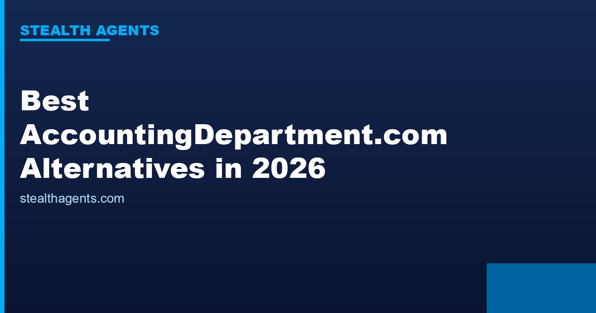 Best AccountingDepartment.com Alternatives in 2026: Top Services Compared