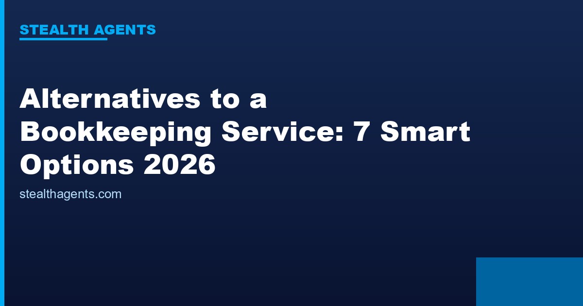 Alternatives to a bookkeeping service compared for 2026