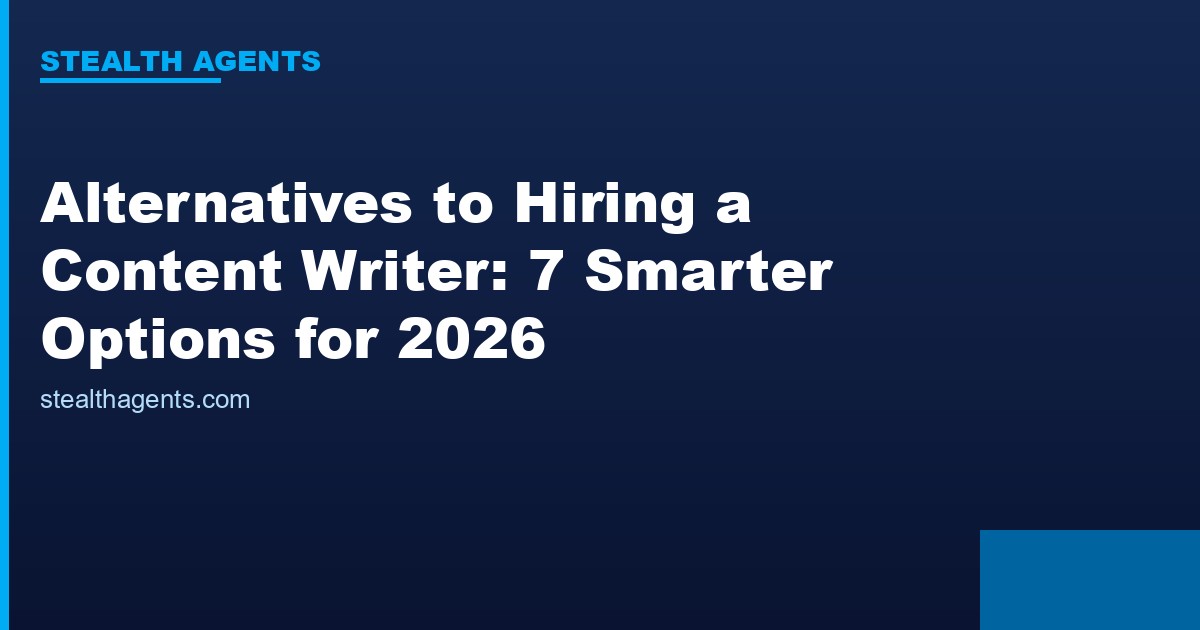 Alternatives to hiring a content writer compared for 2026
