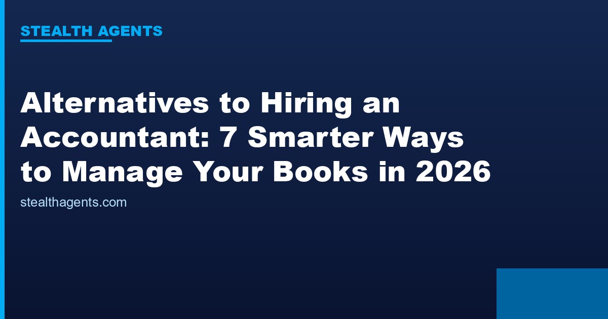 Alternatives to hiring an accountant compared for 2026