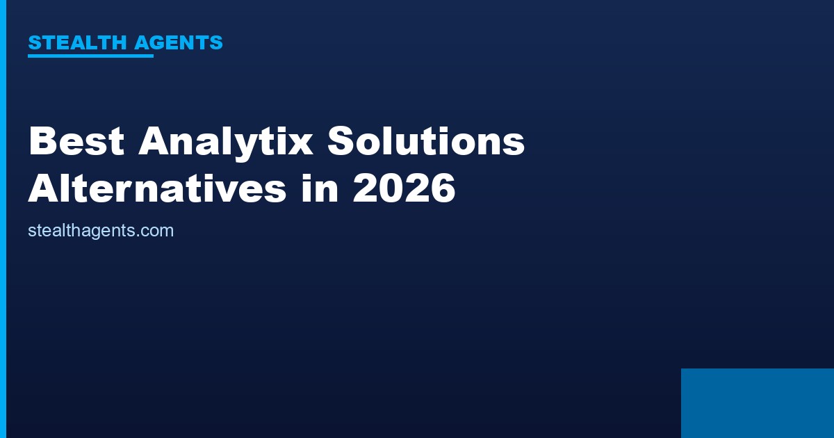 Best Analytix Solutions Alternatives in 2026: Top Services Compared