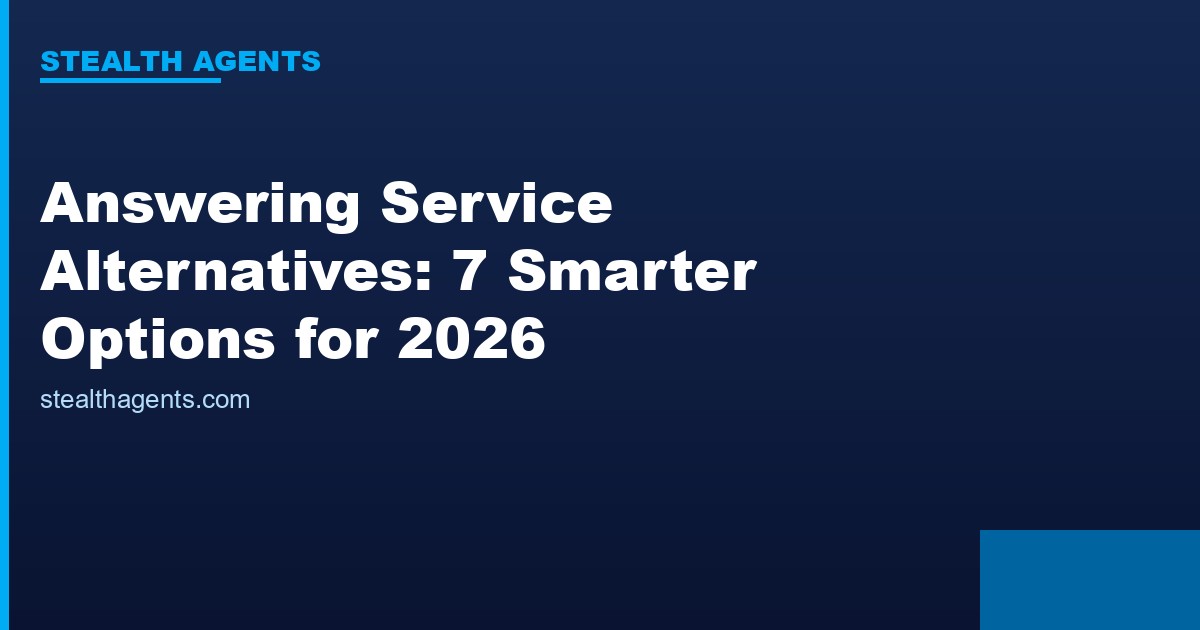 Answering Service Alternatives options compared for 2026