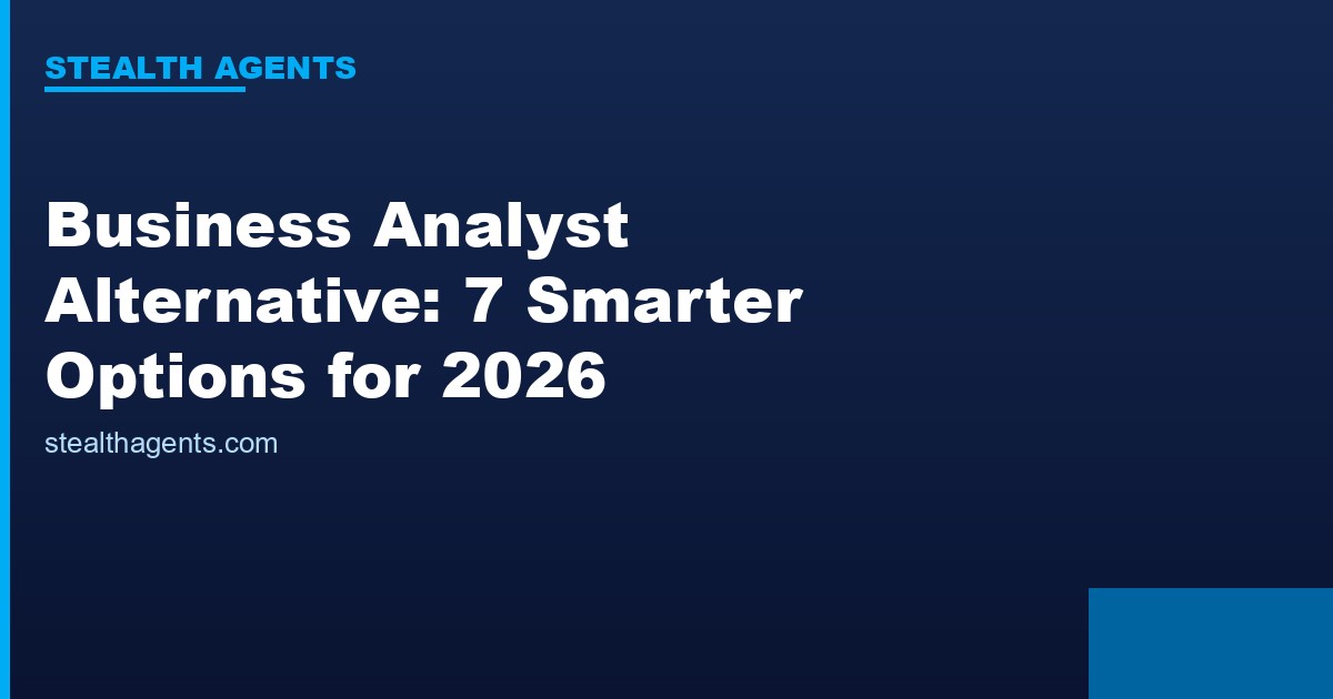 Business analyst alternative options compared for 2026