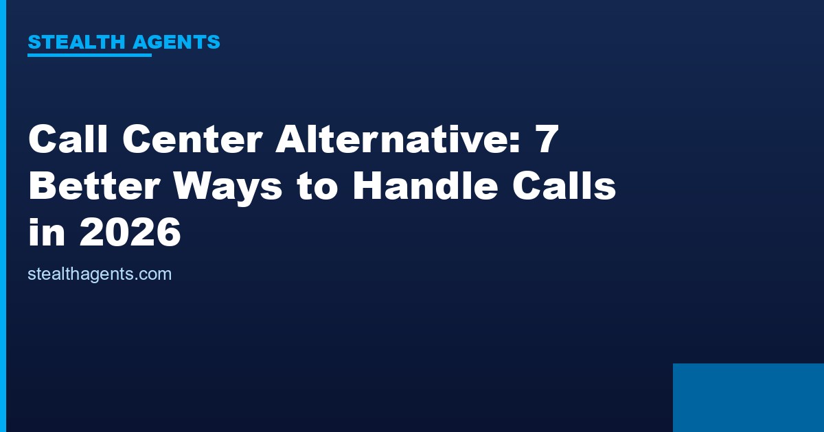 Call center alternative options compared for 2026