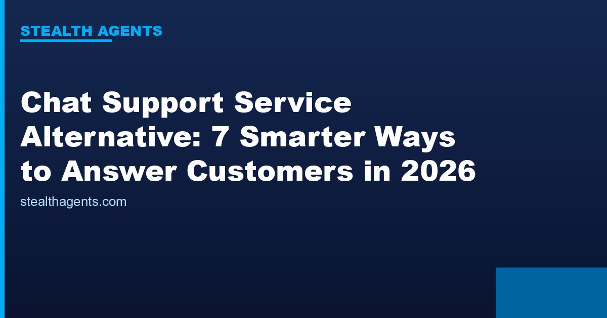 Chat support service alternative options compared for 2026