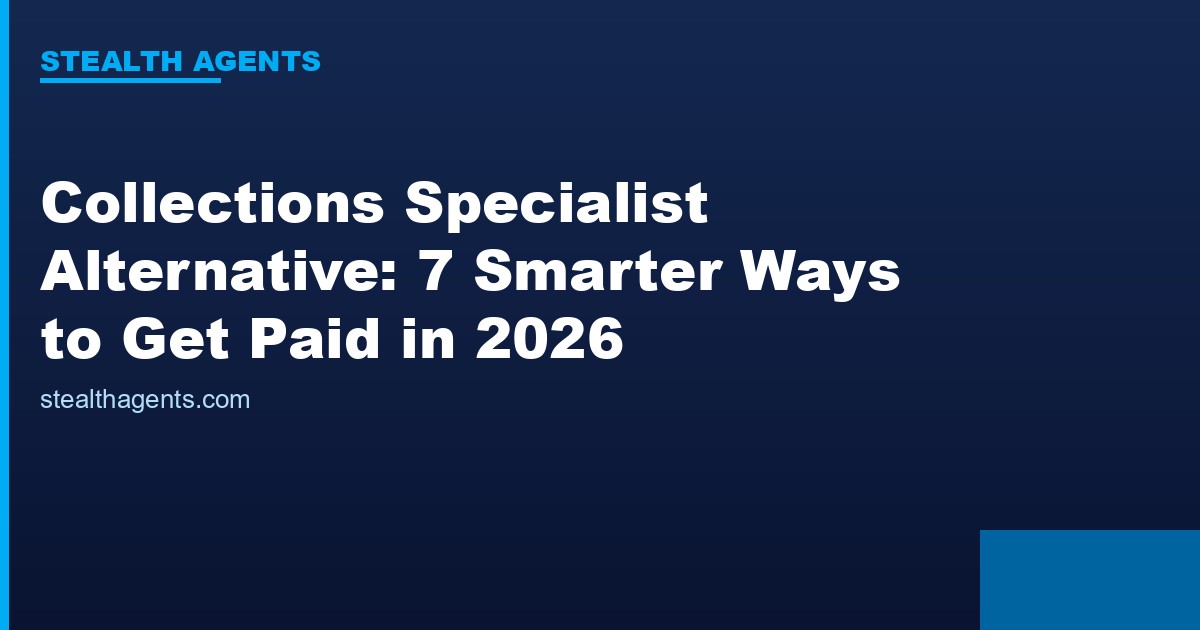 Collections specialist alternative options compared for 2026