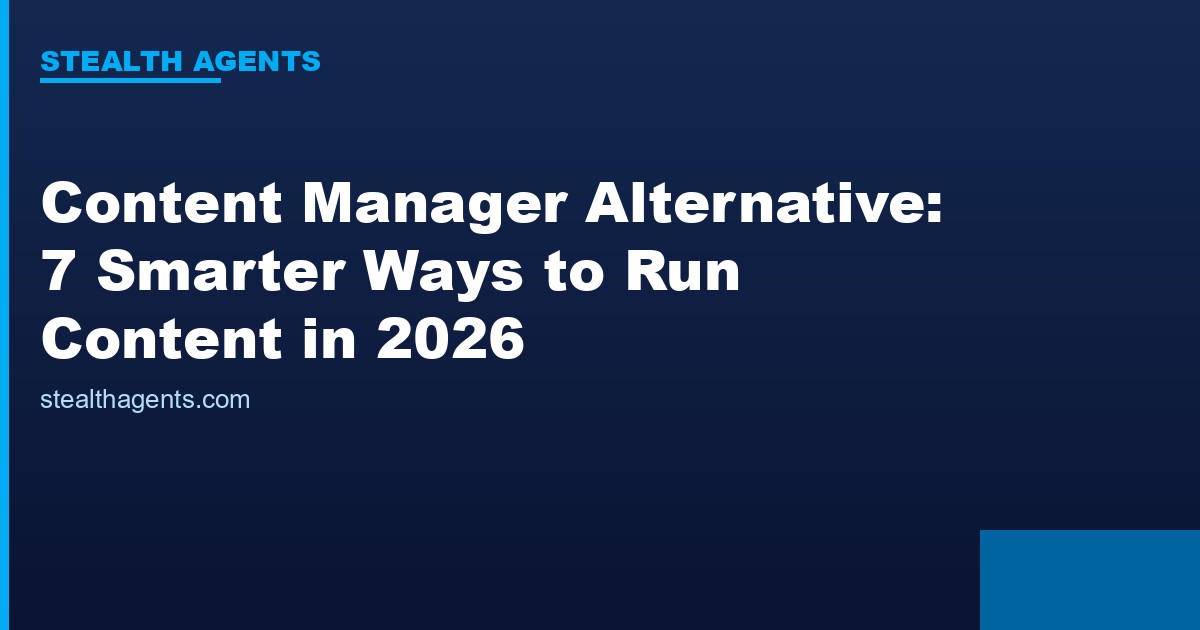 Content manager alternative options compared for 2026