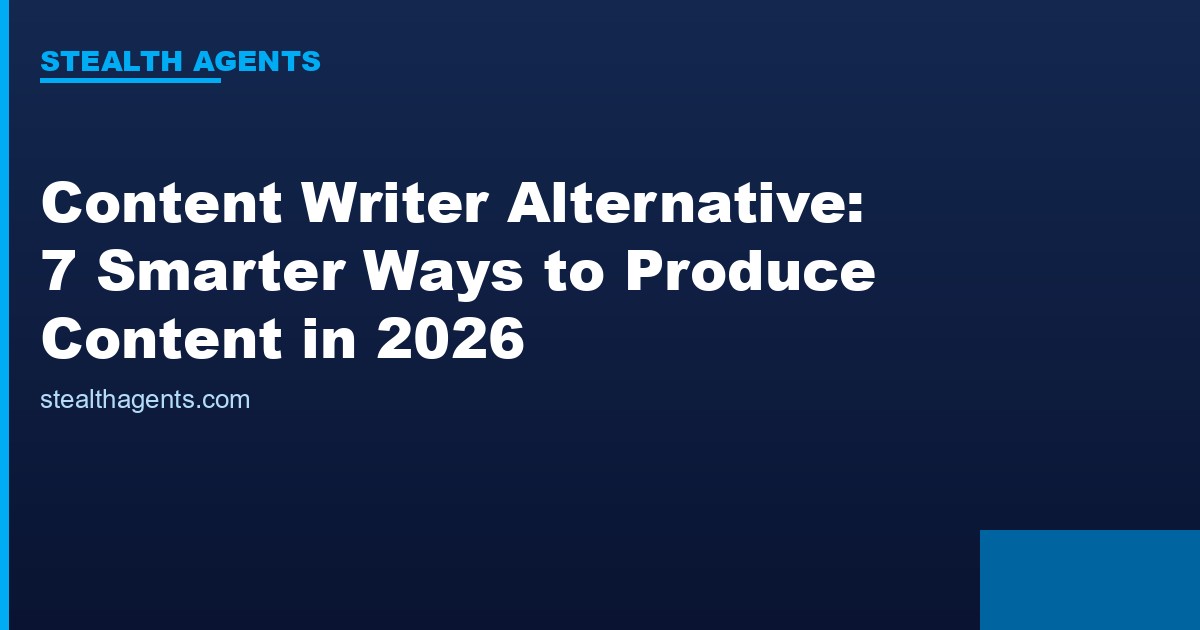 Content writer alternative options compared for 2026