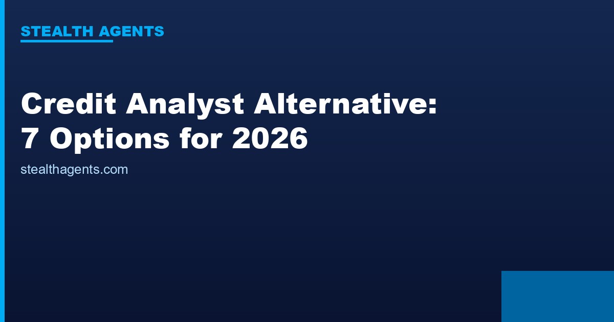 Credit analyst alternative options compared for 2026