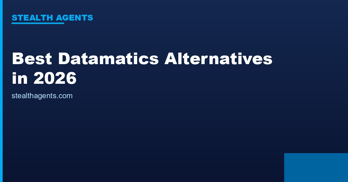 Best Datamatics Alternatives in 2026: Top Services Compared