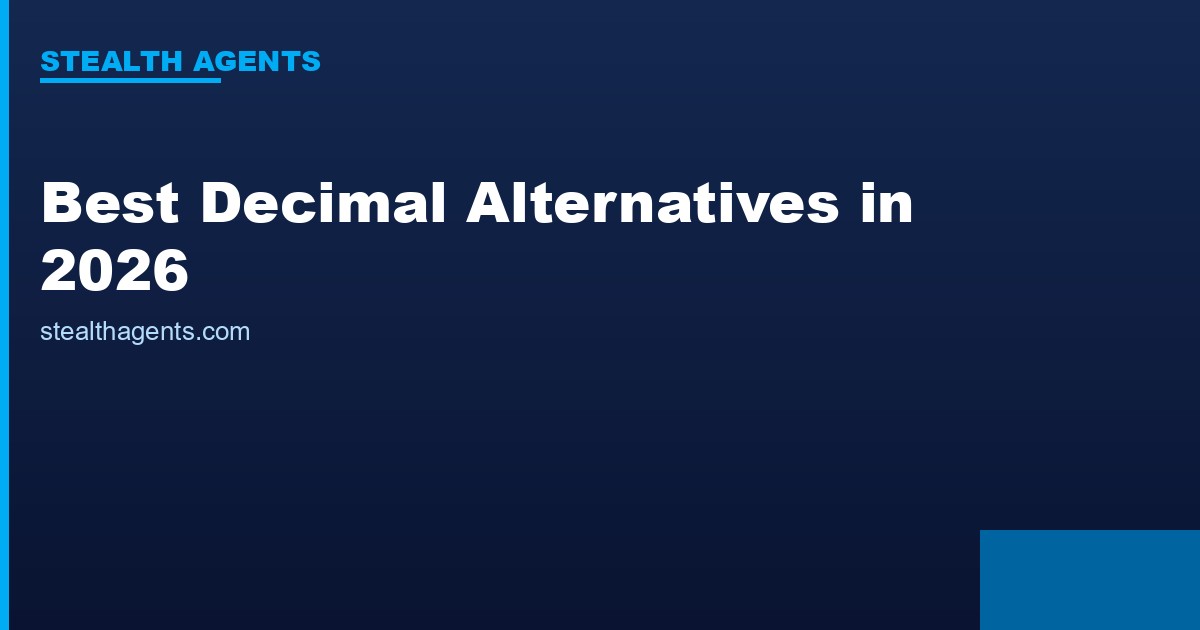 Best Decimal Alternatives in 2026: Top Services Compared
