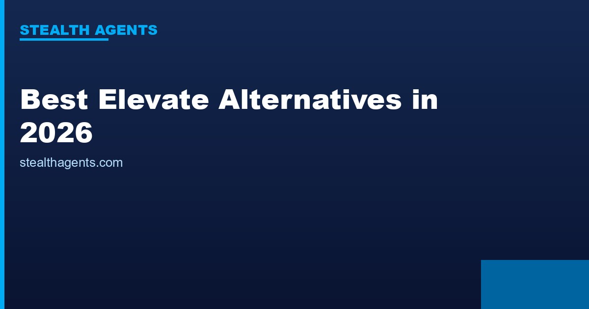 Best Elevate Alternatives in 2026: Top Services Compared