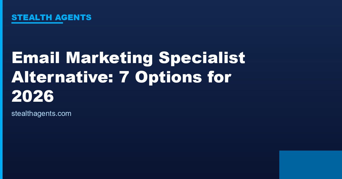 Email marketing specialist alternative options compared for 2026