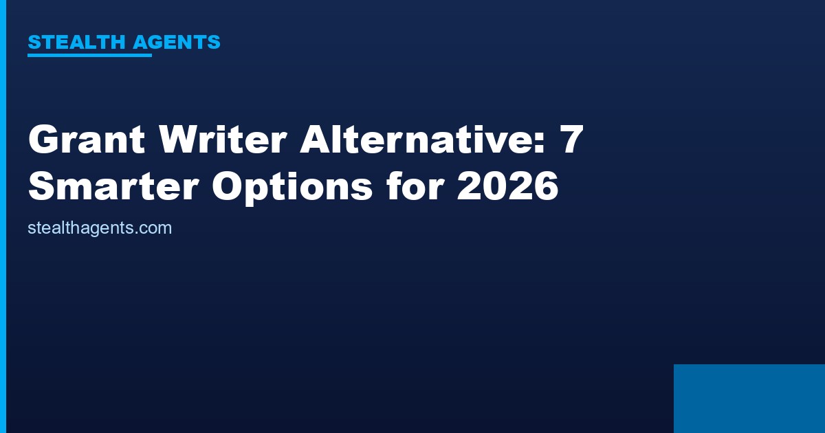 Grant writer alternative options compared for 2026