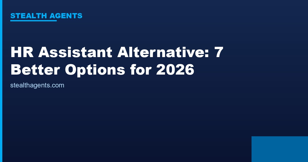 HR assistant alternative options compared for 2026