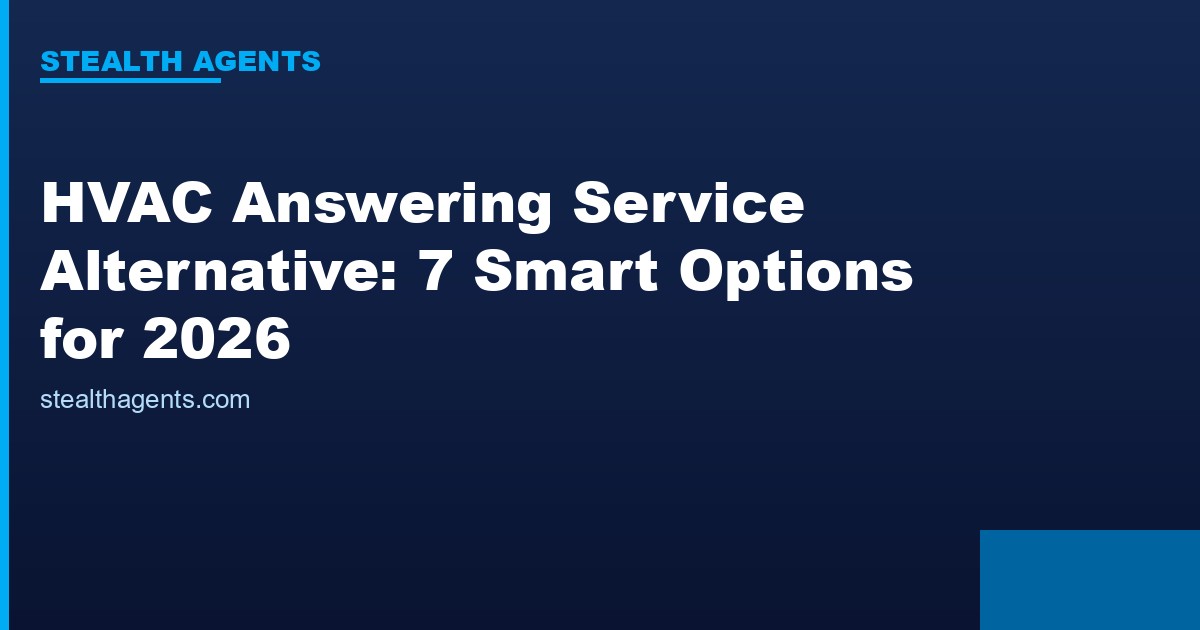 HVAC answering service alternative options compared for 2026
