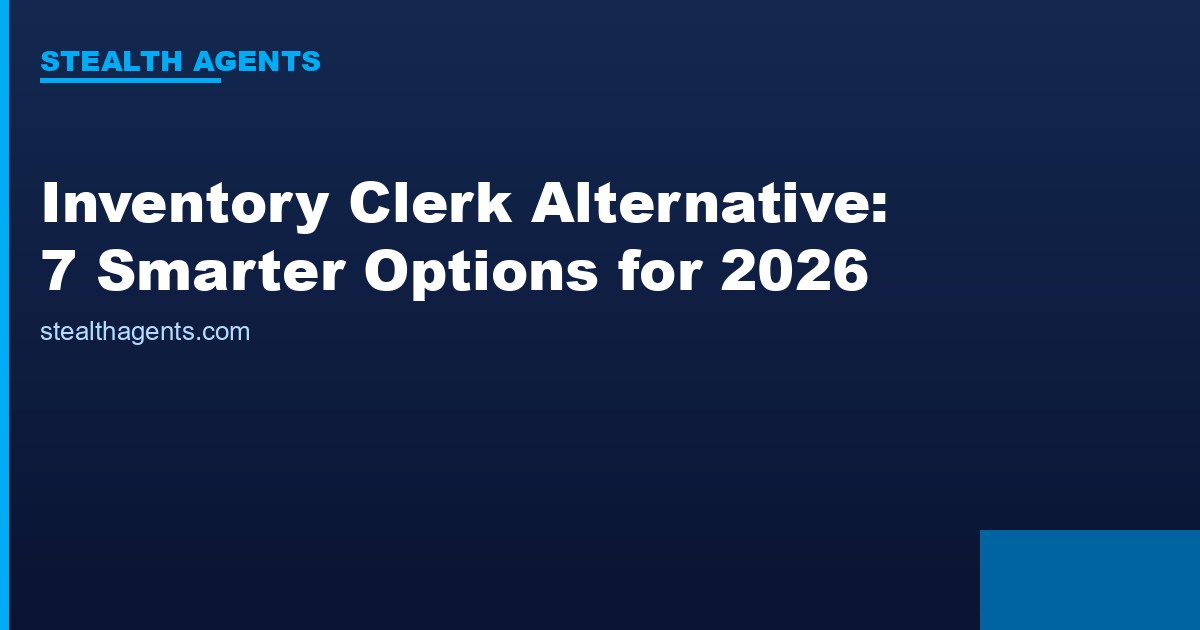 Inventory clerk alternative options compared for 2026