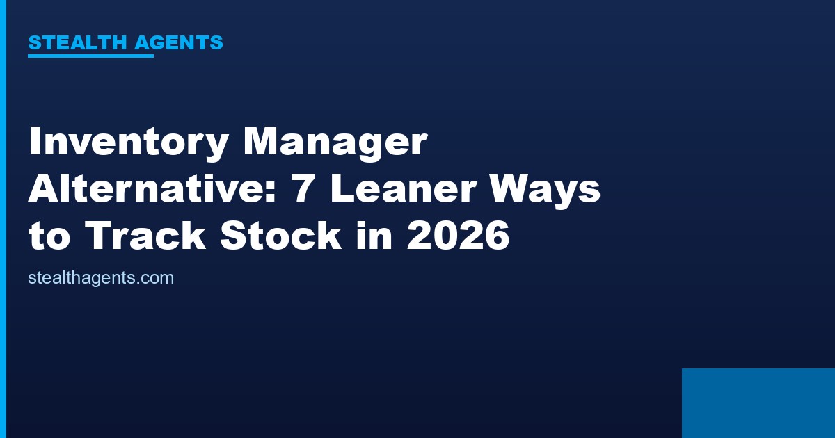 Inventory manager alternative options compared for 2026