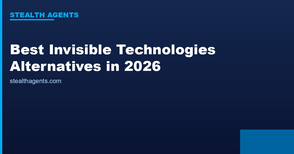 Best Invisible Technologies Alternatives in 2026: Top Services Compared