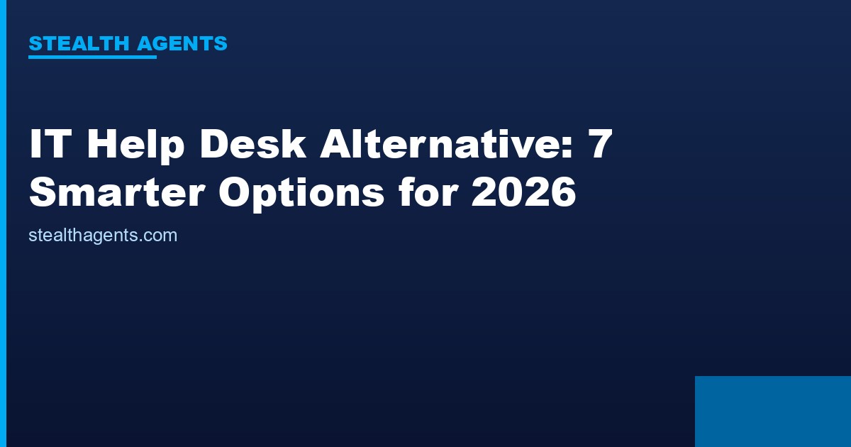 IT Help Desk Alternative options compared for 2026