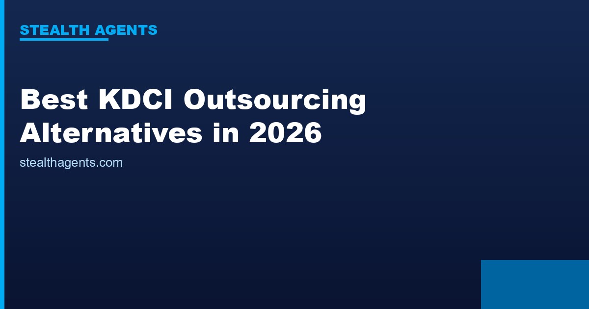 Best KDCI Outsourcing Alternatives in 2026: Top Services Compared