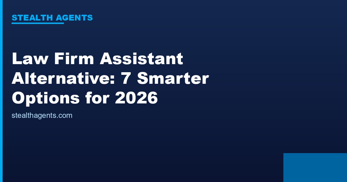 Law firm assistant alternative options compared for 2026