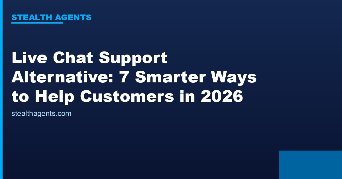 Live chat support alternative options compared for 2026