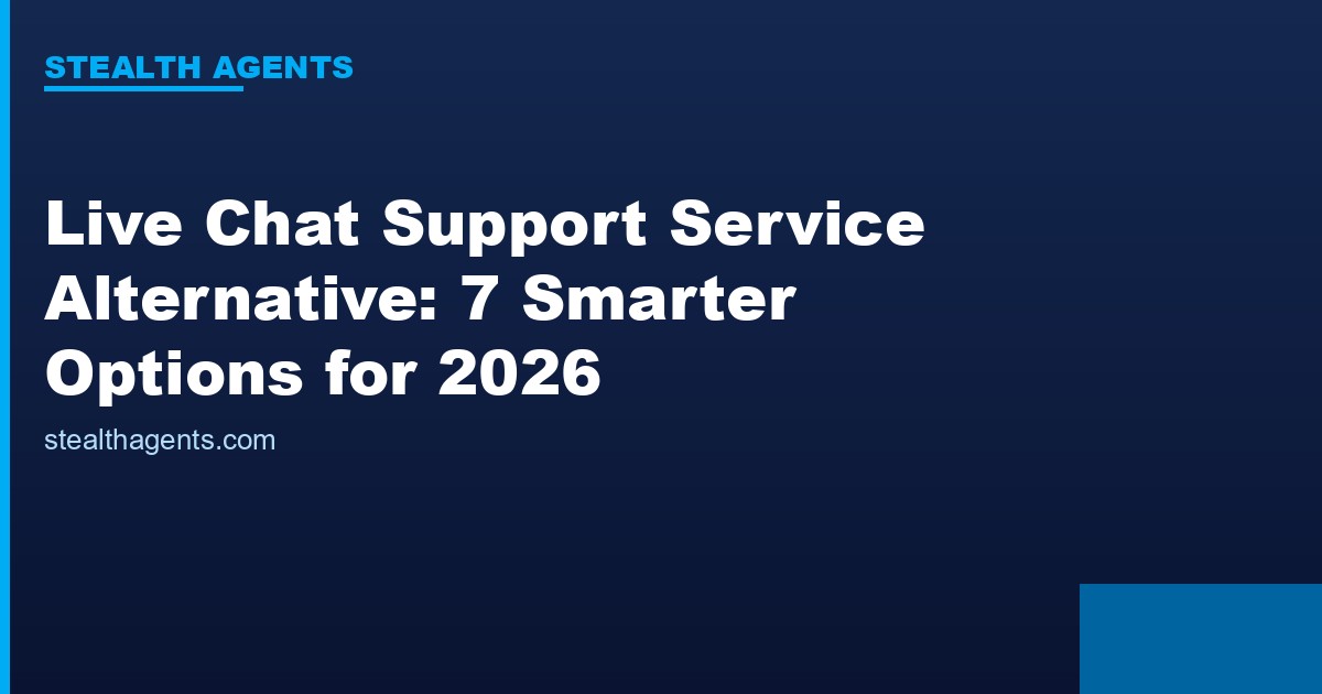 Live chat support service alternative options compared for 2026