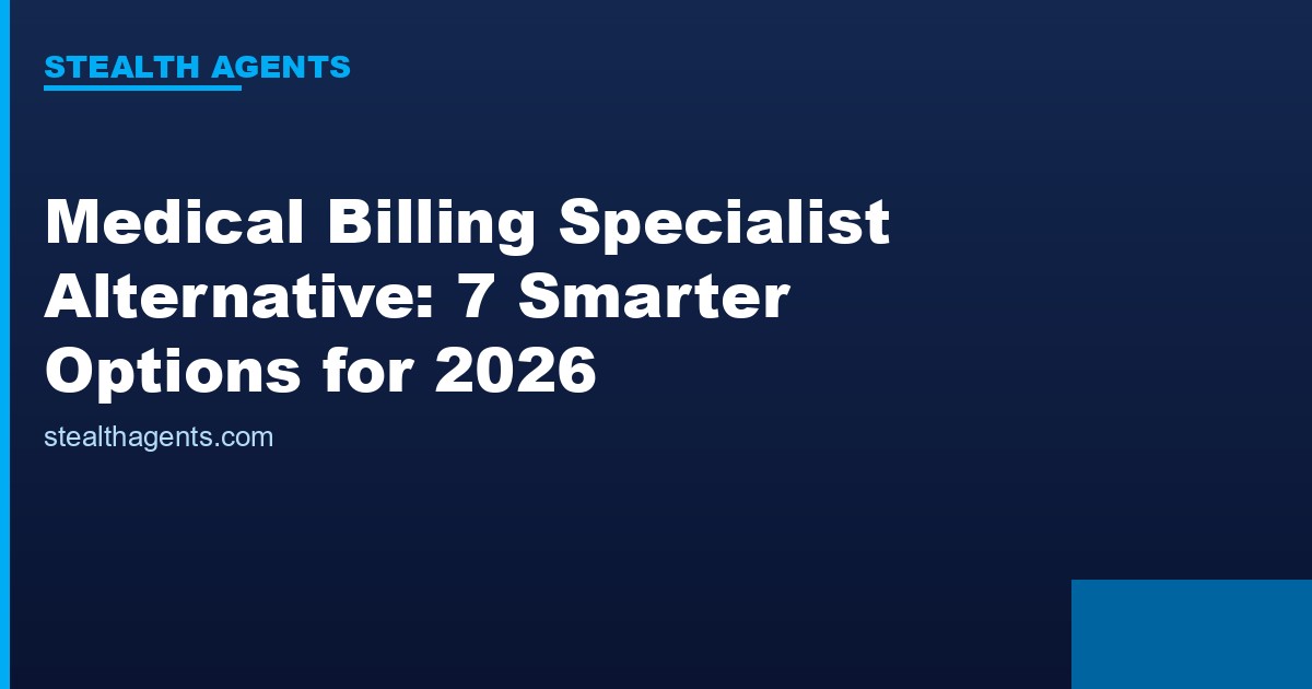 Medical billing specialist alternative options compared for 2026