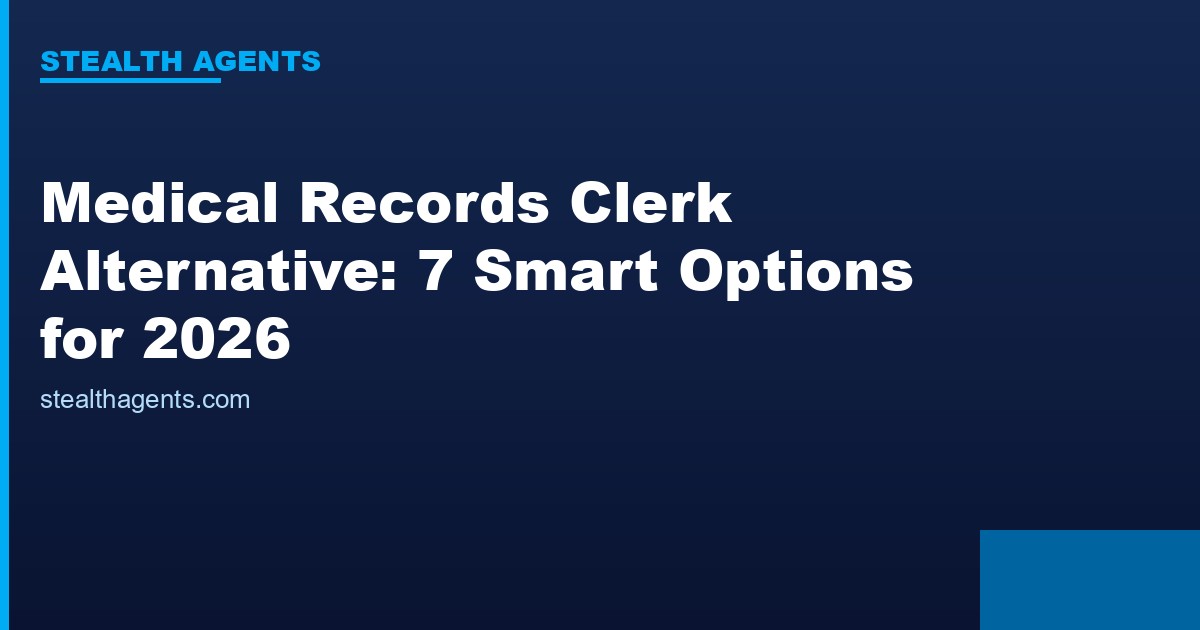 Medical records clerk alternative options compared for 2026