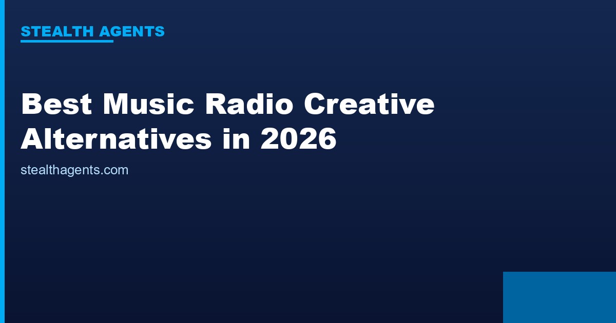 Best Music Radio Creative Alternatives in 2026: Top Services Compared