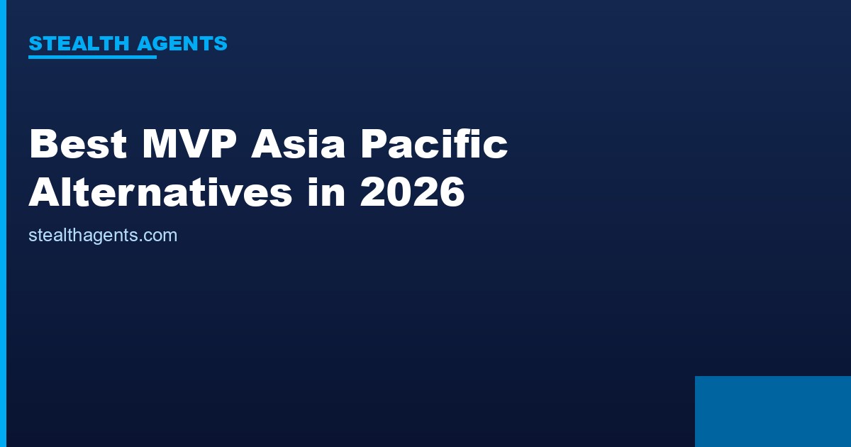 Best MVP Asia Pacific Alternatives in 2026: Top Services Compared