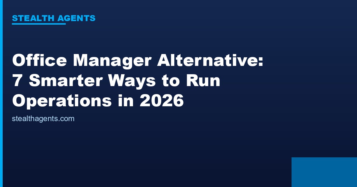 Office manager alternative options compared for 2026