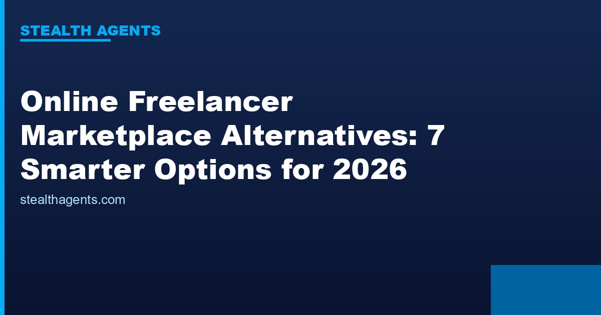 Online Freelancer Marketplace Alternatives options compared for 2026