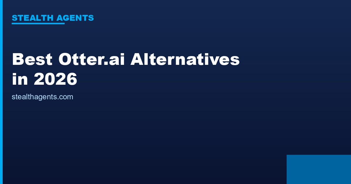 Best Otter.ai Alternatives in 2026: Top Services Compared