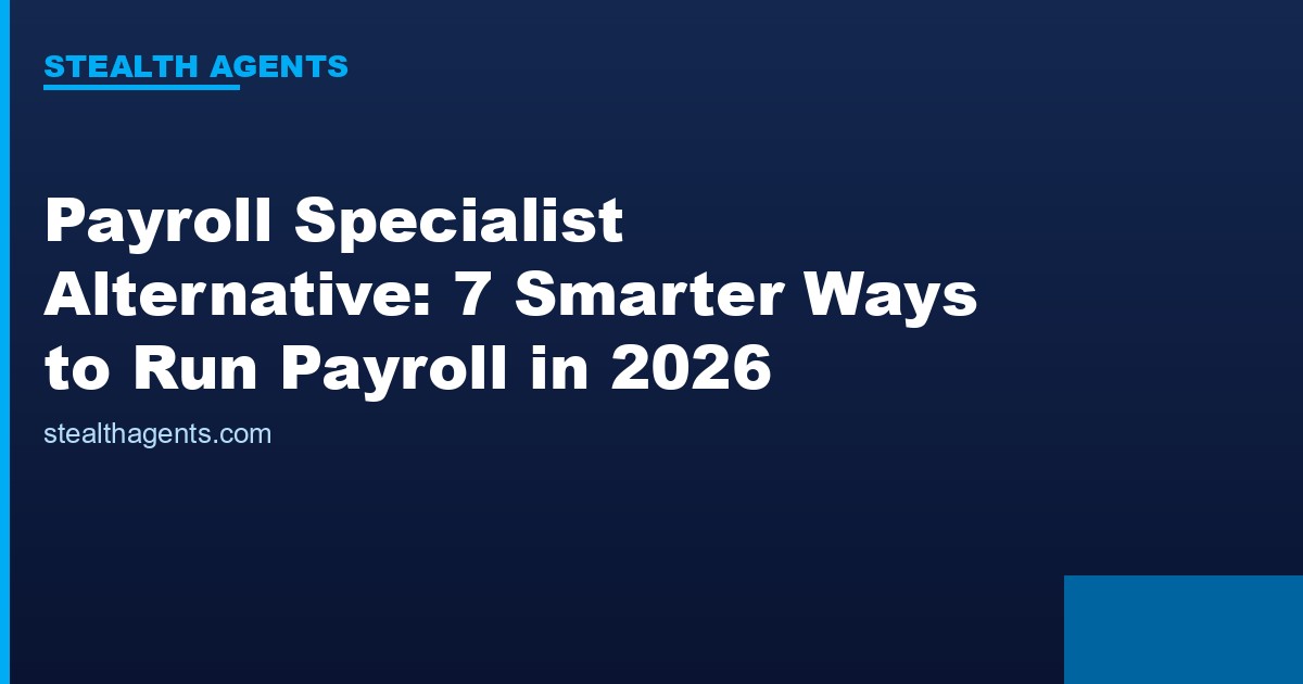 Payroll specialist alternative options compared for 2026