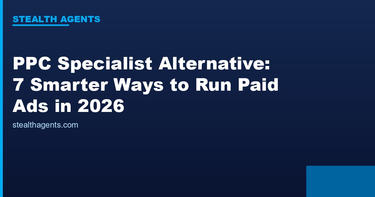PPC specialist alternative options compared for 2026