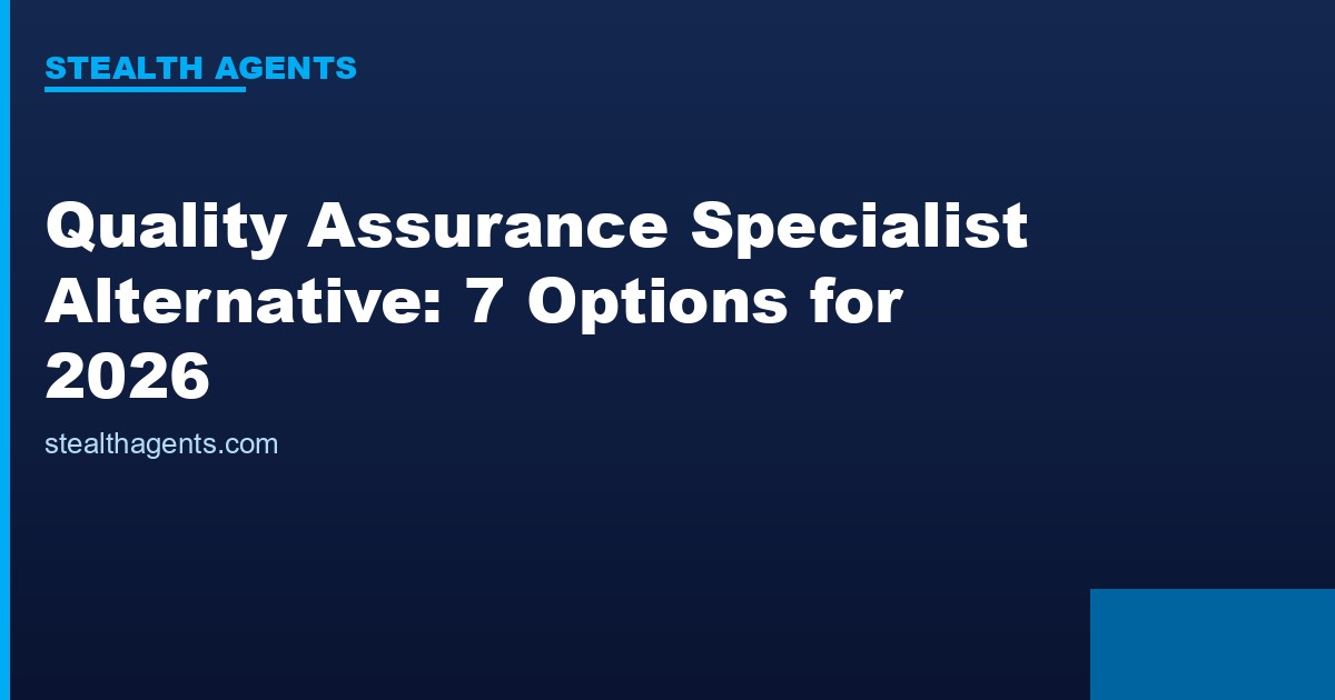 Quality assurance specialist alternative options compared for 2026