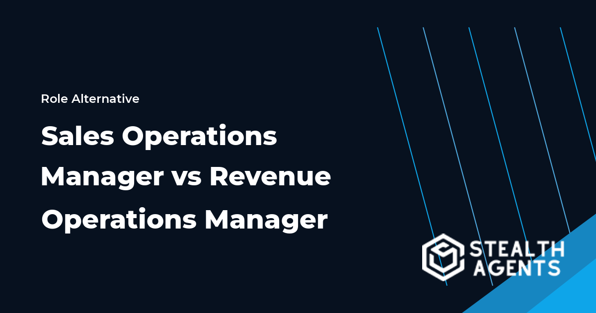 Sales Operations Manager vs Revenue Operations Manager role comparison
