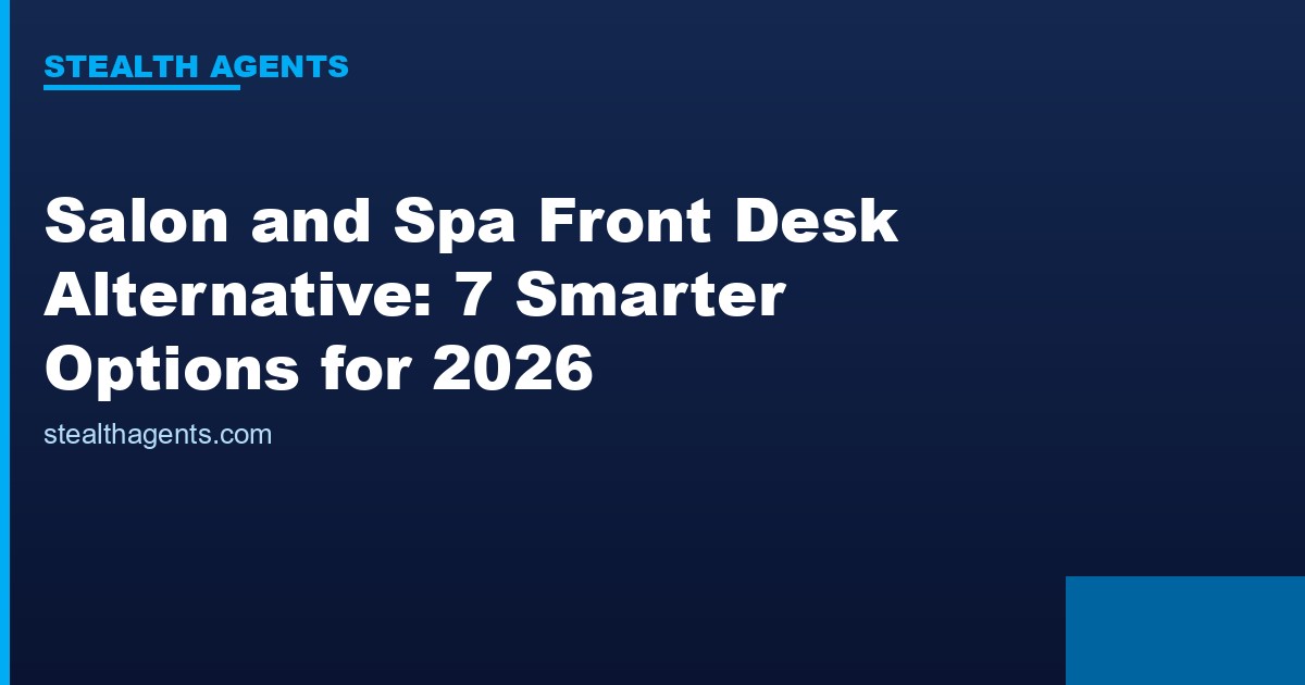 Salon and spa front desk alternative options compared for 2026
