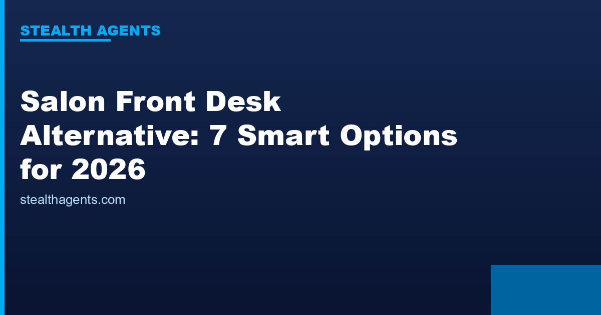 Salon front desk alternative options compared for 2026