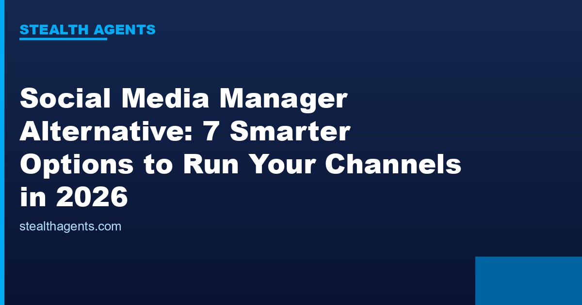 Social media manager alternative options compared for 2026