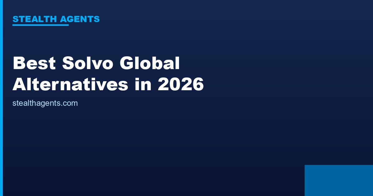 Solvo Global alternatives comparison for 2026