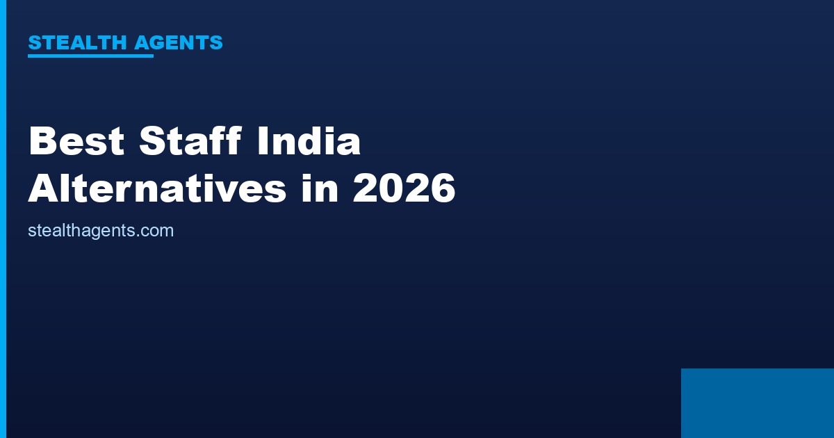 Best Staff India Alternatives in 2026: Top Services Compared