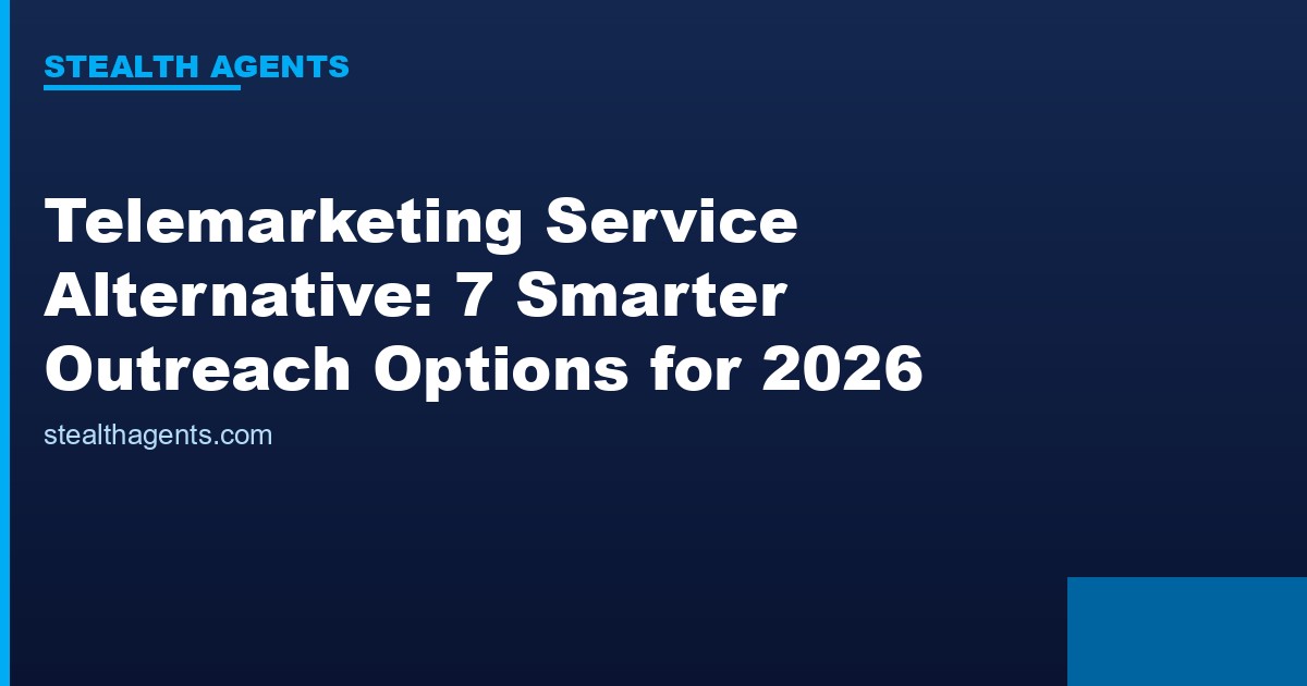 Telemarketing service alternative options compared for 2026