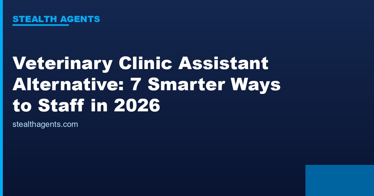 Veterinary clinic assistant alternative options compared for 2026