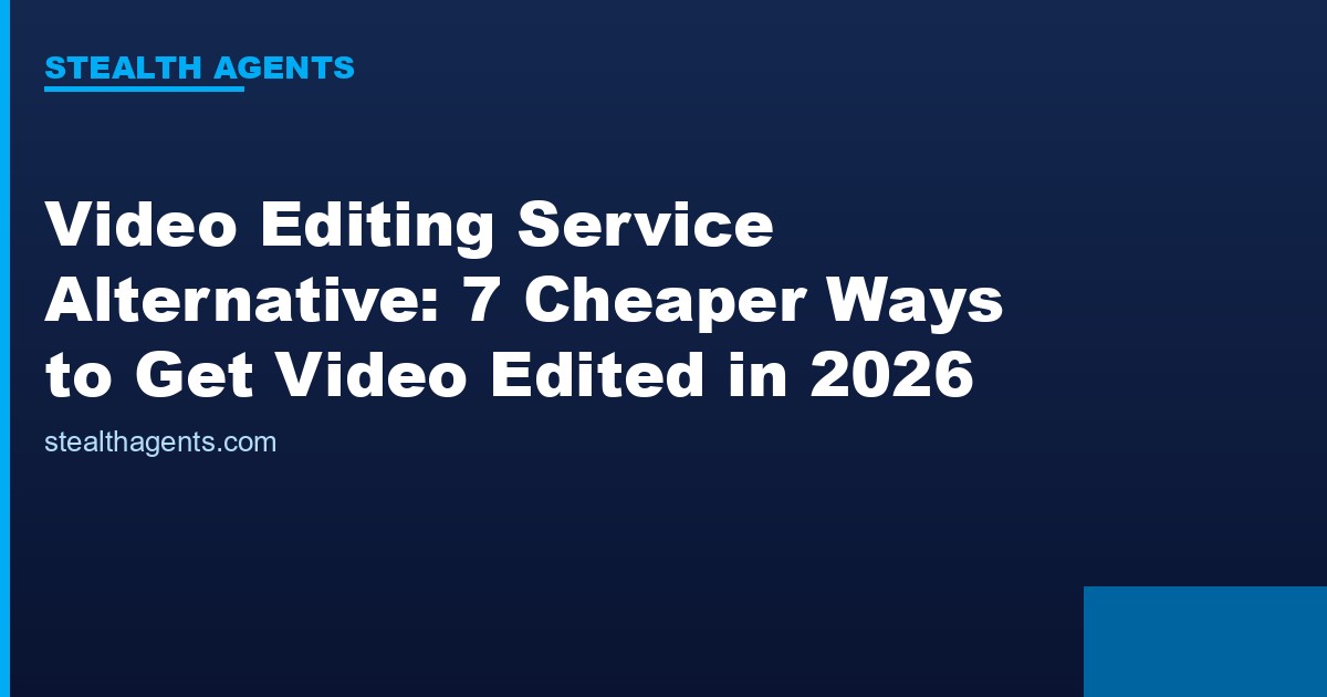 Video editing service alternative options compared for 2026