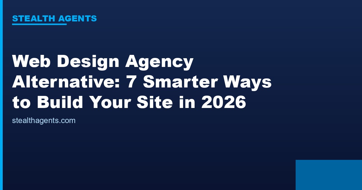 Web design agency alternative options compared for 2026