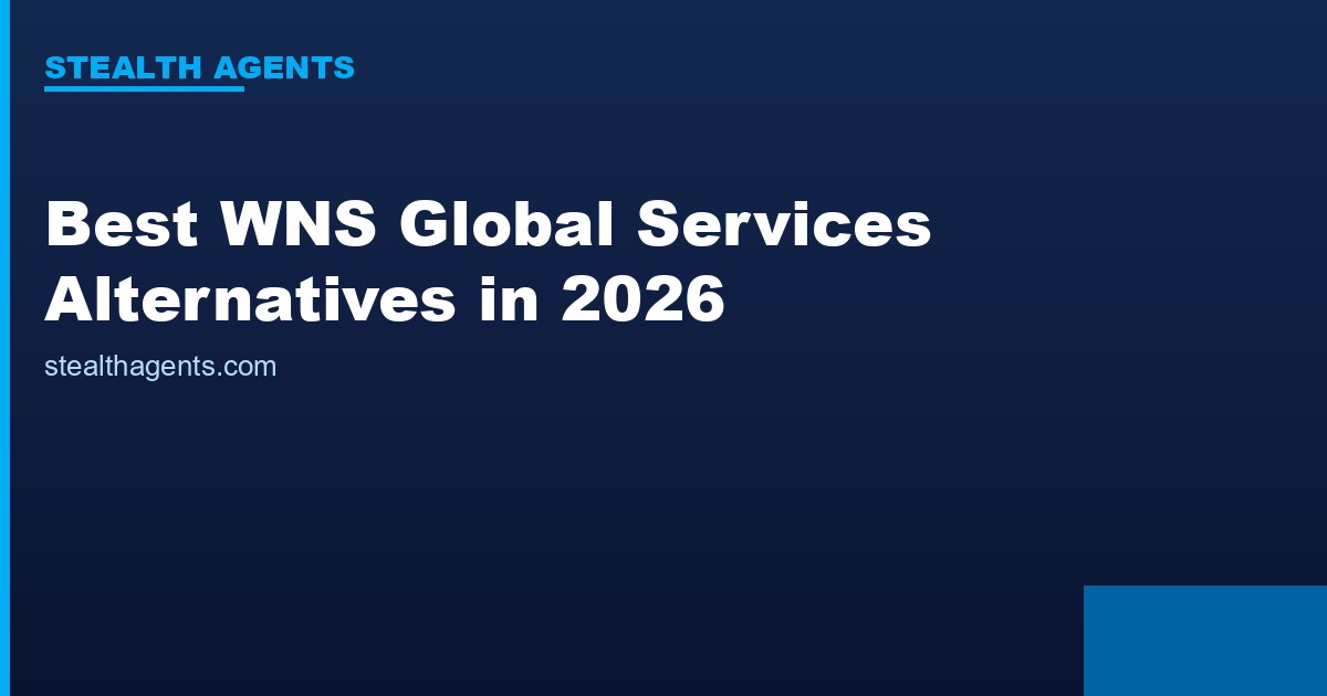 Best WNS Global Services Alternatives in 2026: Top Services Compared